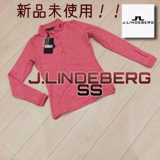 ジェイリンドバーグ(J.LINDEBERG)の新品　レディース　J.LINDEBERG ジェイリンドバーグ　長袖ポロシャツ(ウエア)