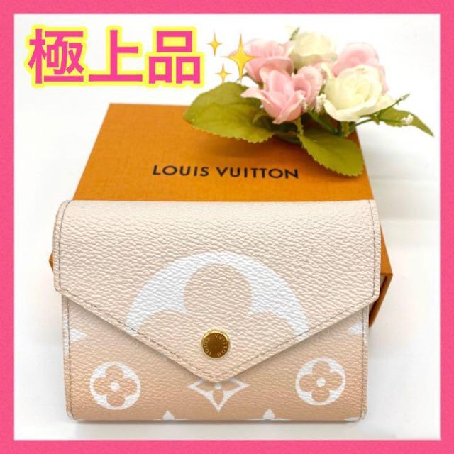 大特価放出！ LOUIS 折り財布□ ジャイアント モノグラム ヴィクトリー