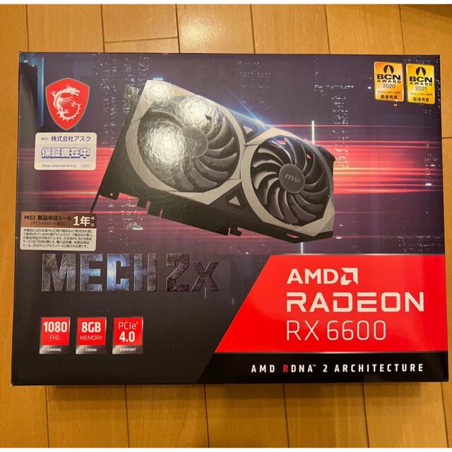 MSI MECH Radeon RX6600 グラフィックボードPCパーツ