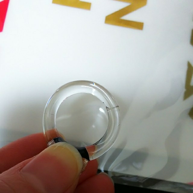 ガラスの指輪 レディースのアクセサリー(リング(指輪))の商品写真