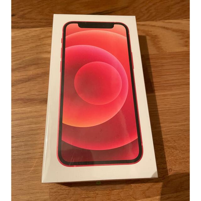 iPhone12mini 64GB（PRODUCT）RED 未使用品 - スマートフォン本体