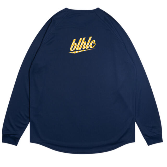 ballaholic(ボーラホリック)の安すぎる！　blhlc Cool Long Tee ネイビーイエロー　XL メンズのトップス(Tシャツ/カットソー(七分/長袖))の商品写真