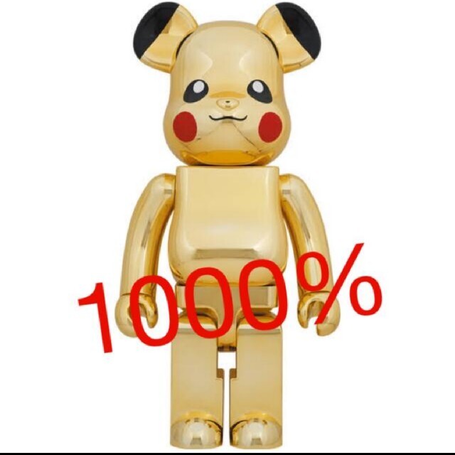 BE@RBRICK ピカチュウ 1000%GOLD CHROME