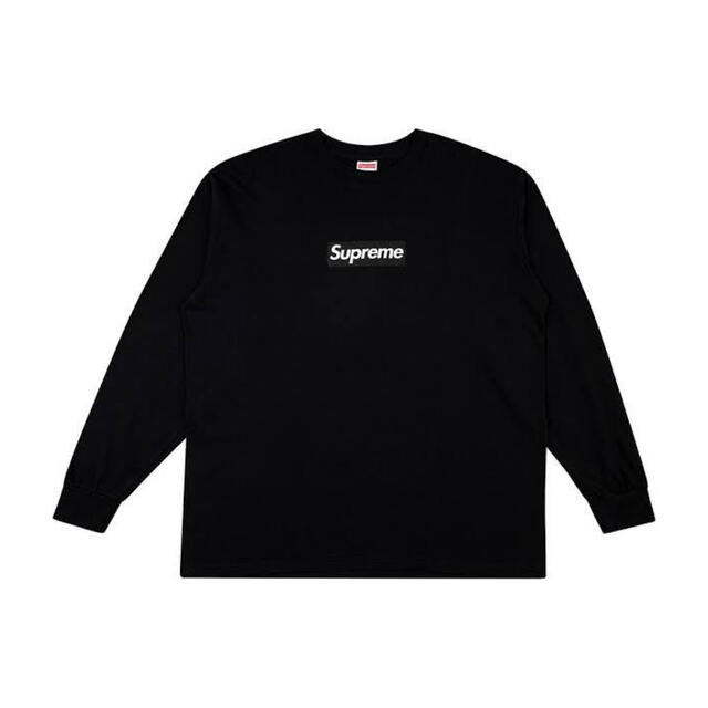 タグ表記LサイズSupreme Box Logo L/S Tee "Black"