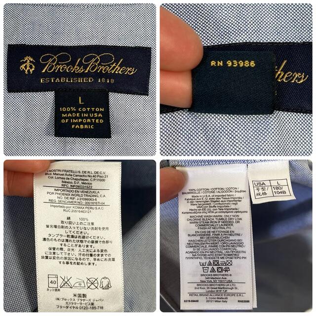 Brooks Brothers - 【美品・USA製】ブルックスブラザーズ 半袖