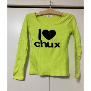 CHUXXXチュー黄緑ロンT 長袖Tシャツ　