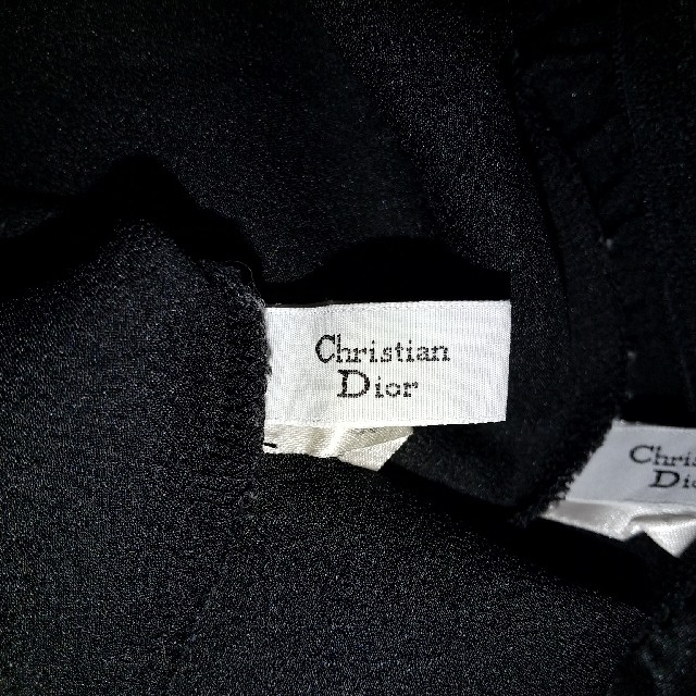 Christian Dior(クリスチャンディオール)のChristianDior キャミソール上下 ブラック レディースのトップス(キャミソール)の商品写真