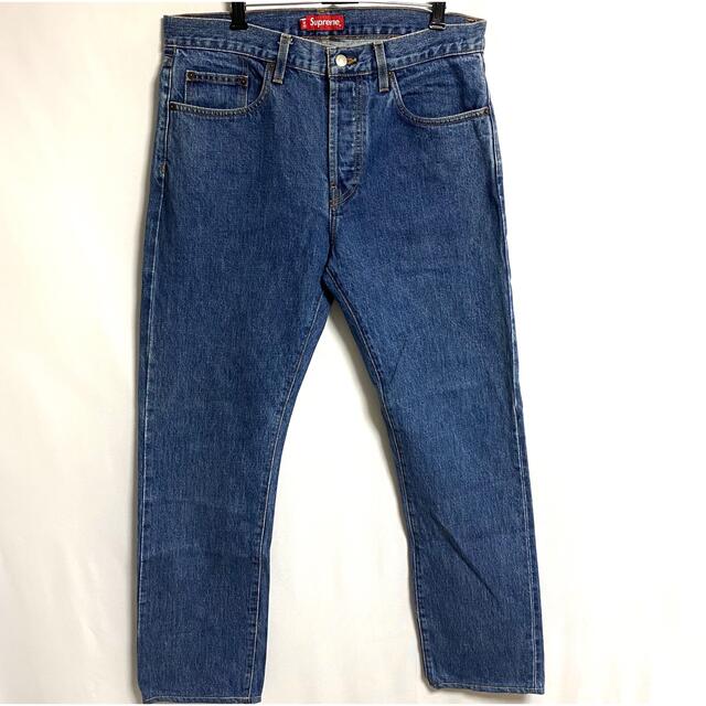Supreme stone washed slim jean 32 USA製 注目ブランド