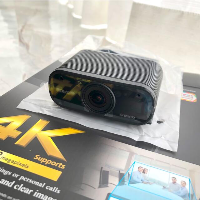 スマホ/家電/カメラエレコム　webカメラ　4k対応　830万画素　UCAM-CX80FBBK