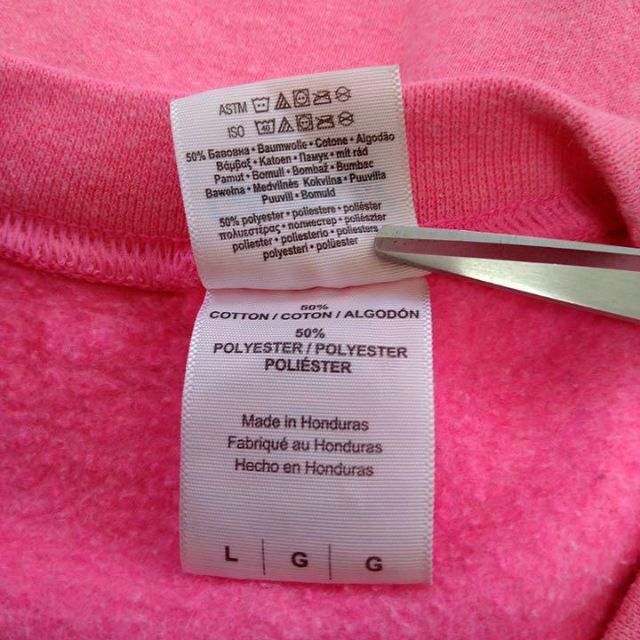 GILDAN(ギルタン)の【GILDAN】ギルダン　ビッグプリントスウェット　トレーナー　裏起毛　ピンク メンズのトップス(スウェット)の商品写真
