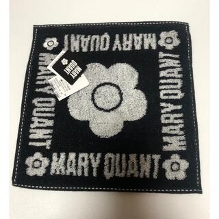 マリークワント(MARY QUANT)の新品　マリークワント　MARY QUANT  タオルハンカチ　ブラック(ハンカチ)