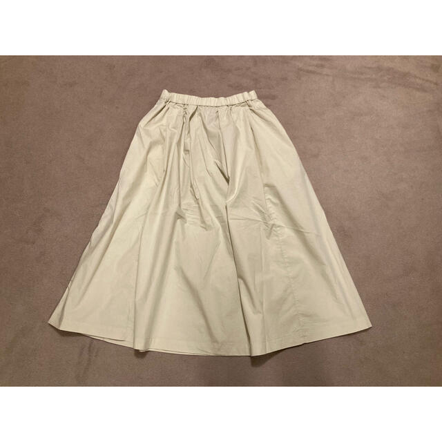 MUJI (無印良品)(ムジルシリョウヒン)のMUJI ストレッチ高密度織りタックスカート レディースのスカート(ロングスカート)の商品写真