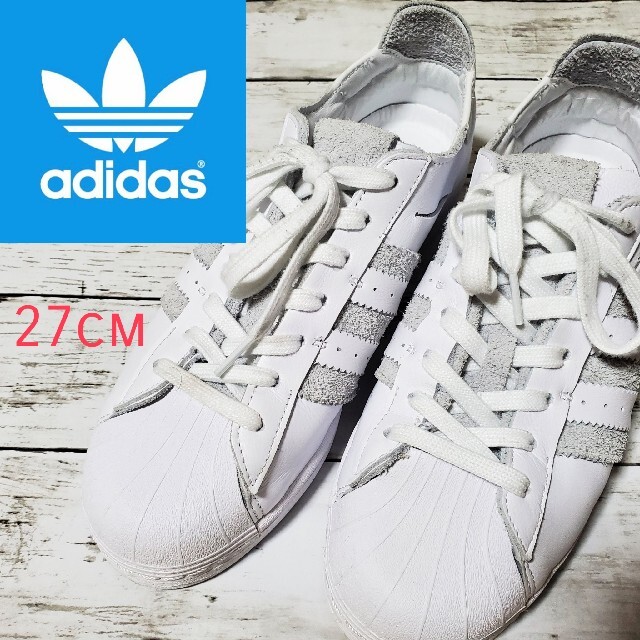 adidas(アディダス)のADIDAS ORIGINALS スーパースター ミニマリスト 白 27cm メンズの靴/シューズ(スニーカー)の商品写真