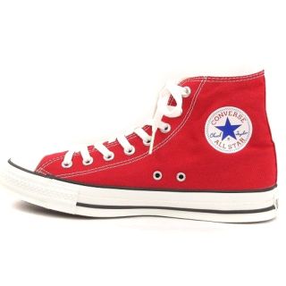 コンバース(CONVERSE)のコンバース オールスター スニーカー シューズ HI 27.5 赤 レッド 靴(スニーカー)