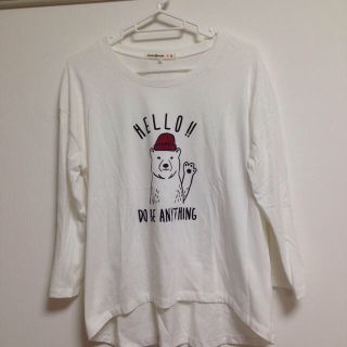 キューティーブロンド(Cutie Blonde)のシロクマTシャツ(Tシャツ(長袖/七分))