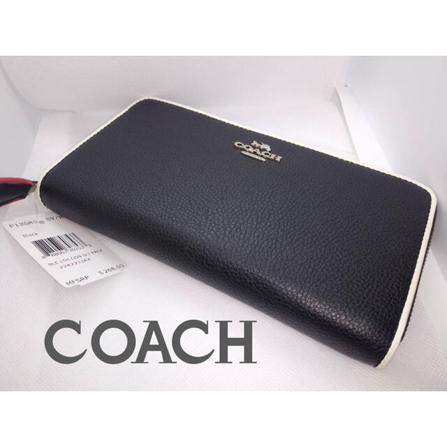 COACH(コーチ)のCOACHブラックマルチラウンドファスナー長財布新品未使用コーチロングウォレット レディースのファッション小物(財布)の商品写真