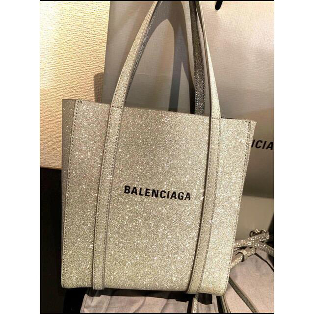 BALENCIAGA エブリデイトートバッグ グリッター - トートバッグ