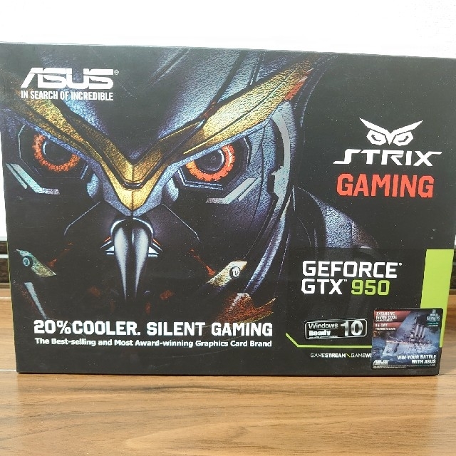 ASUS(エイスース)のASUS STRIX-GTX950-DC2OC-2GD5-GAMING スマホ/家電/カメラのPC/タブレット(PCパーツ)の商品写真