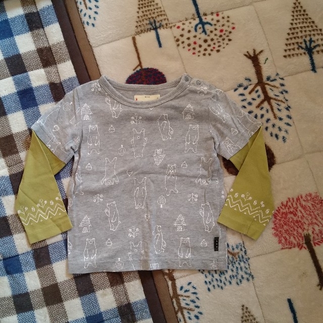 ベルメゾン(ベルメゾン)のベルメゾン　長Tシャツ　90サイズ キッズ/ベビー/マタニティのキッズ服男の子用(90cm~)(Tシャツ/カットソー)の商品写真