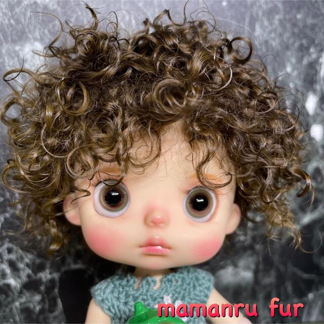 blythe _wm-645オリーブ⭐️チベットラムウィッグ