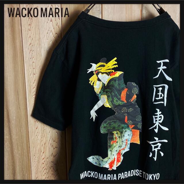 【人気Lサイズ】ワコマリア☆バックプリント入りTシャツ 見返り美人 天国東京のサムネイル