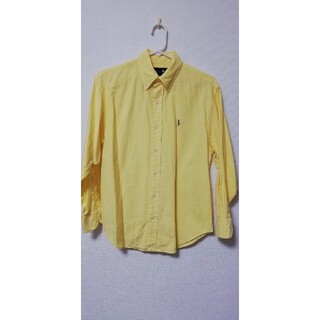 ラルフローレン(Ralph Lauren)のラルフローレン Ralph Lauren 長袖シャツ 黄色  160～165？(ブラウス)