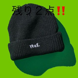 FUCK IT BEANIE / HUF ビーニー ニット帽　ブラック‼️