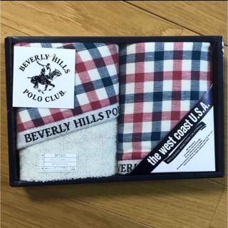 ビバリーヒルズポロクラブ(BEVERLY HILLS POLO CLUB（BHPC）)のBEVERLY HILLS POLO CLUB ウォッシュタオル２枚セット(タオル/バス用品)