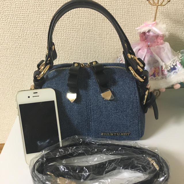 JILLSTUART(ジルスチュアート)のJILL リボンノットデニムミニバッグ レディースのバッグ(ショルダーバッグ)の商品写真