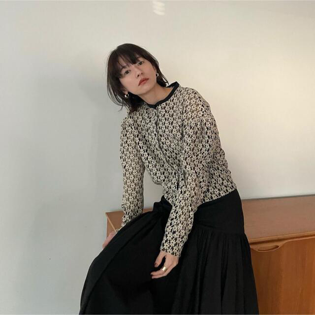 CLANE 3D FLOWER LACE CARDIGAN サイズ1 MIX