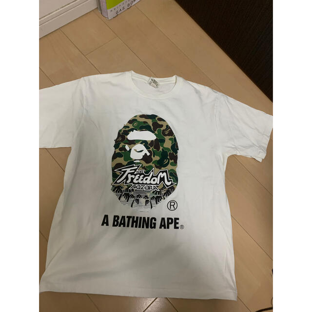 超レア非売品L！ BAPE freedom- aozoraアーチスト用Tシャツ 1