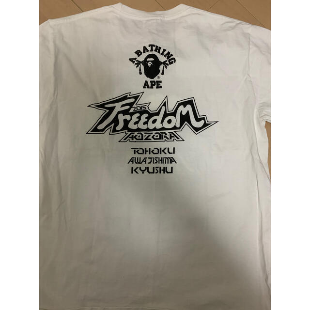 超レア非売品L！ BAPE freedom- aozoraアーチスト用Tシャツ 2