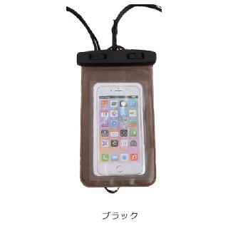 新品　ブラック　スマホカバー 防水ケース カバー ネックスト(モバイルケース/カバー)