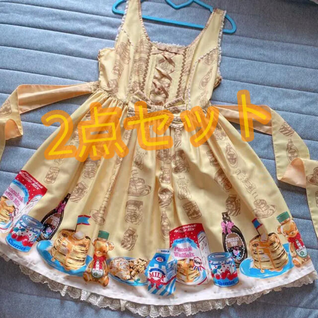 限定SALE Angelic Pretty - honey cake jskジャンパースカートの通販