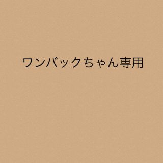 ワンバックちゃん専用★4点