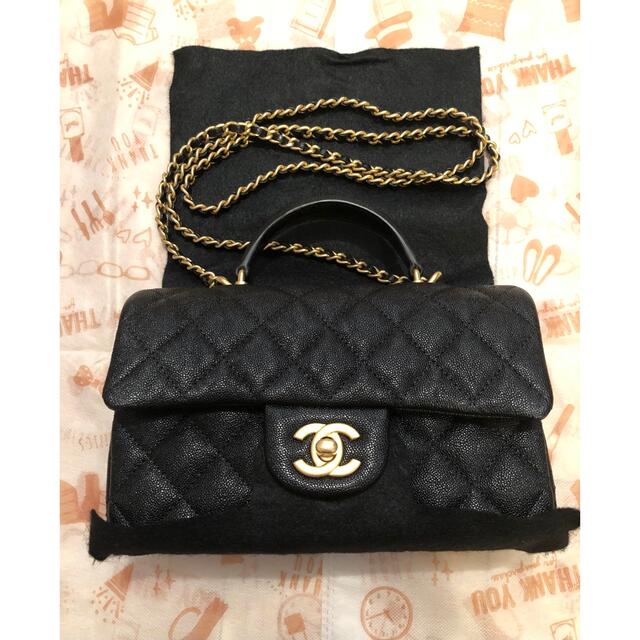 CHANEL(シャネル)の【 YOKO様専用】CHANEL シャネルトップハンドルミニフラップバッグ レディースのバッグ(ショルダーバッグ)の商品写真