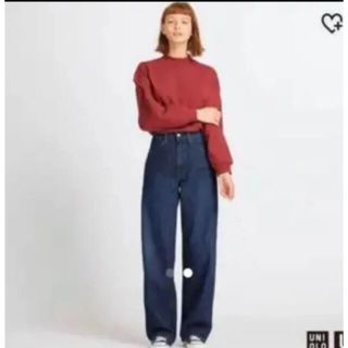 ユニクロ(UNIQLO)のUNIQLO U ワイドフィットカーブジーンズ(デニム/ジーンズ)