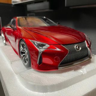 未展示品 オートアート 1/18 レクサス LC500 メタリックレッドの通販
