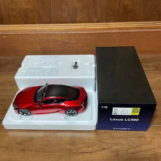 未展示品 オートアート 1/18 レクサス LC500 メタリックレッドの通販 ...