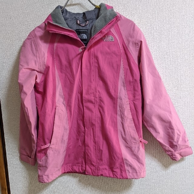 THE NORTH FACE(ザノースフェイス)のノースフェイス ピンク ウインドブレーカー キッズ/ベビー/マタニティのキッズ服女の子用(90cm~)(ジャケット/上着)の商品写真