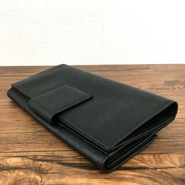 BVLGARI - 極美品 BVLGARI Wホック財布 ブラック ウォレット 471の通販