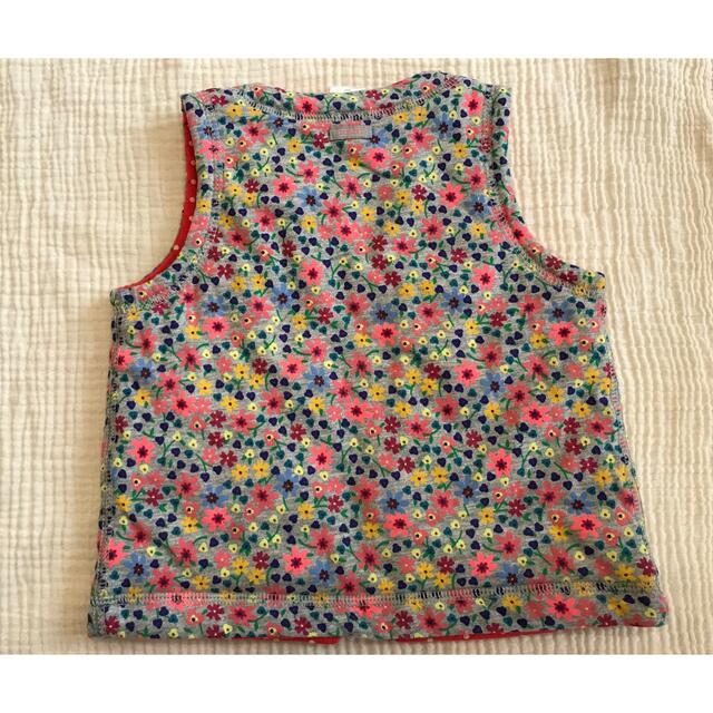 babyGAP(ベビーギャップ)のGAP 花柄 ベスト キッズ/ベビー/マタニティのキッズ服女の子用(90cm~)(その他)の商品写真