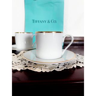 ティファニー(Tiffany & Co.)のティファニー　カップ＆ソーサー2客(食器)