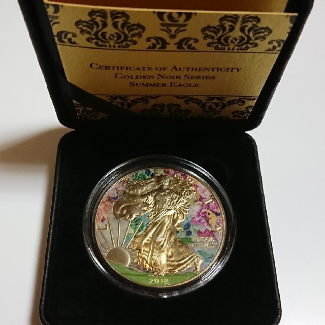ゴールドイーグル・ブロッサムコイン (シルバープルーフ) 500枚限定品