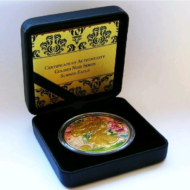 ゴールドイーグル・ブロッサムコイン (シルバープルーフ) 500枚限定品