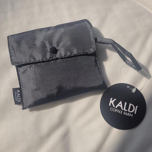 KALDI(カルディ)の【新品未使用】KALDI エコバッグ 黒 レディースのバッグ(エコバッグ)の商品写真