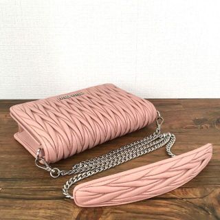 miumiu - 極美品 MIUMIU チェーンバッグ ピンク 484の通販 by old