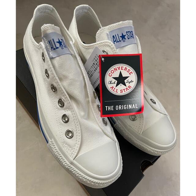 CONVERSE(コンバース)のCONVERSE ALL STAR SLIP III OX(WHT× BLUE) レディースの靴/シューズ(スニーカー)の商品写真