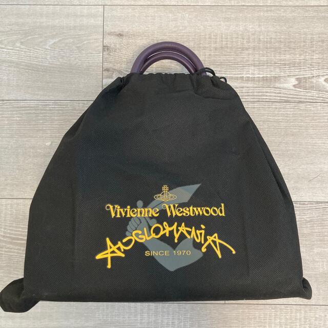 Vivienne Westwood(ヴィヴィアンウエストウッド)のVivienne Westwood  アングロマニア ハンドバッグ　パープル レディースのバッグ(ハンドバッグ)の商品写真