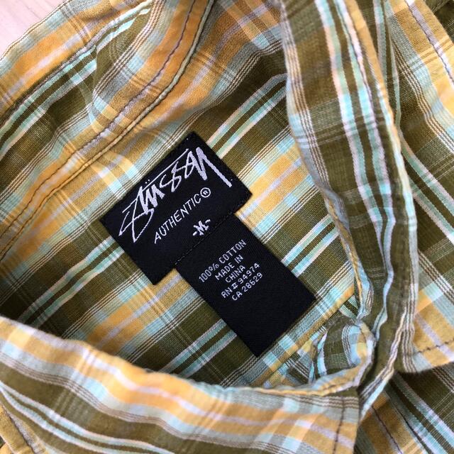 stussy authentic シャツ Mサイズ　ステューシー 半袖